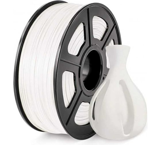 Филамент для 3D-печати NV Print ASA White белый, диаметр 1.75 мм, 1 кг NV-3D-ASA-WHITE