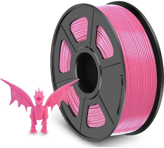 Филамент для 3D-печати NV Print PETG Pink розовый, диаметр 1.75 мм, 1 кг NV-3D-PETG-PINK