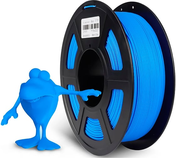 Филамент NV Print PLA Matte Blue синий, для 3D печати, 1.75 мм, 330 м, 1 кг NV-3D-PLA-MATTE-BLUE