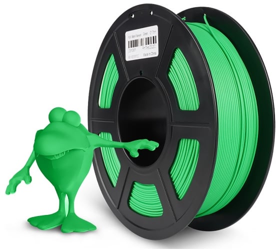 Филамент NV Print PLA Matte Green матовый зеленый, для 3D печати, 1.75 мм, 330 м, 1 кг NV-3D-PLA-MATTE-GREEN