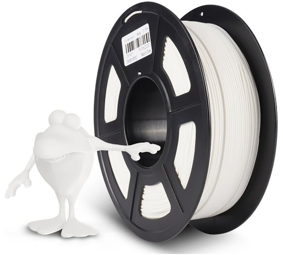 Филамент NV Print PLA Matte White белый, для 3D печати, 1.75 мм, 1 кг NV-3D-PLA-MATTE-WHITE