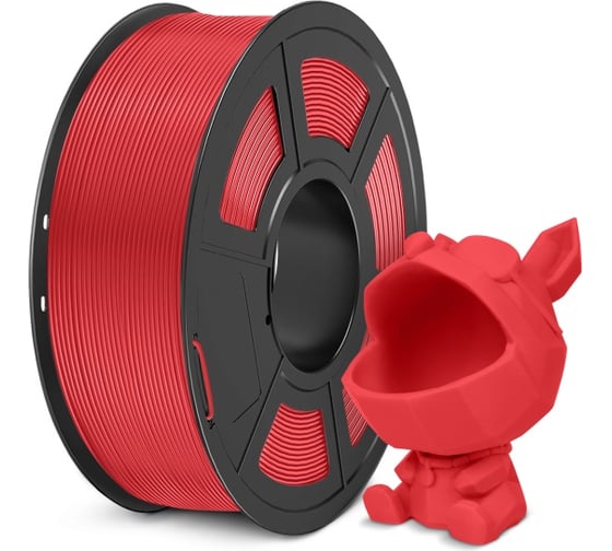 Филамент NV Print PLA Meta Red красный, для 3D печати, 1.75 мм, 1 кг NV-3D-PLA-META-RED
