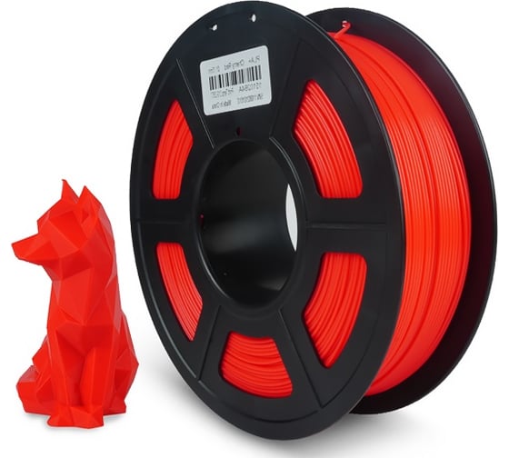 Филамент NV Print PLA+ Cherry Red вишнёво-красный, для 3D печати, 1.75 мм, 1 кг NV-3D-PLA-P-CHERRY-RED