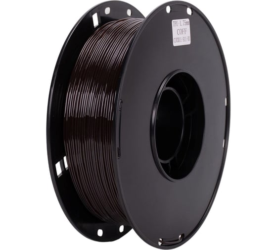 Пластик для 3D-печати Cactus TPU, 1.75 мм, 0.8 кг, 336 м, кофейный CS-3D-TPU-0.8KG-COFF 2162351