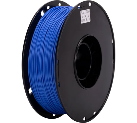 Пластик Cactus CS-3D-PLA-1KG-M-BLUE PLA Matte/1.75мм/1кг/326м/синий 2162337