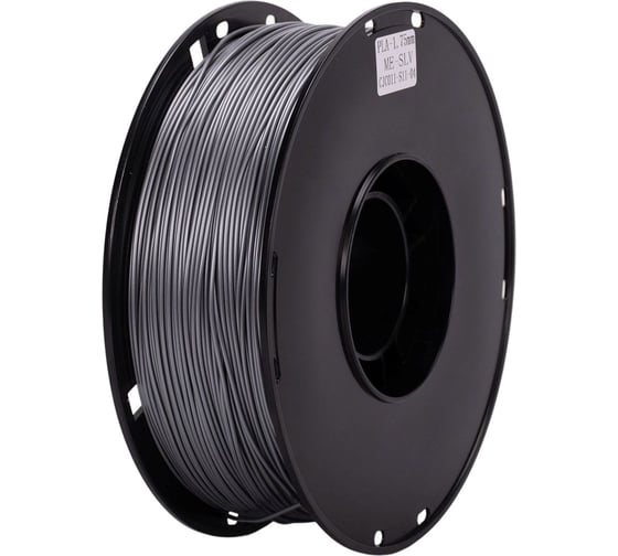 Пластик Cactus CS-3D-PLA-1KG-ME-SLV PLA Metall/1.75мм/1кг/326м/серебристый 2162366