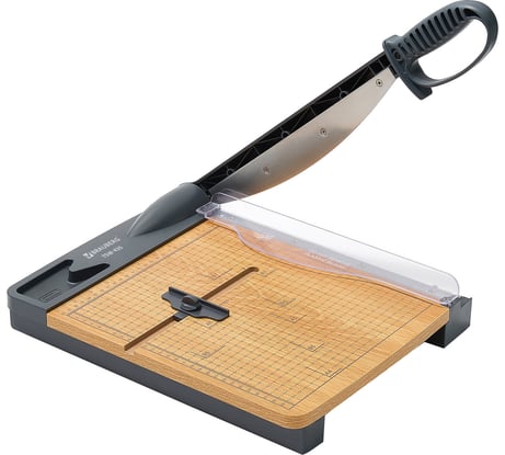 Резак сабельный BRAUBERG KATANA WOOD TSW-435 A4, 35 листов, длина реза 300 мм, деревянное основание 533367