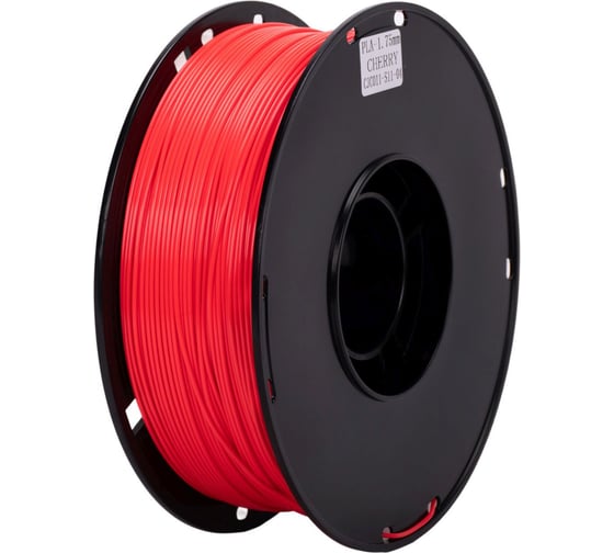 Пластик для 3D-печати Cactus CS-3D-PLA-1KG-CHERRY PLA, 1.75 мм, 1 кг, 326 м, вишневый 2162326