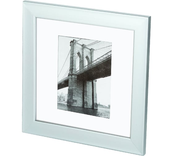 Пластиковая фоторамка Image Art 20x20 со стеклом цвет матовое серебро Б0045145
