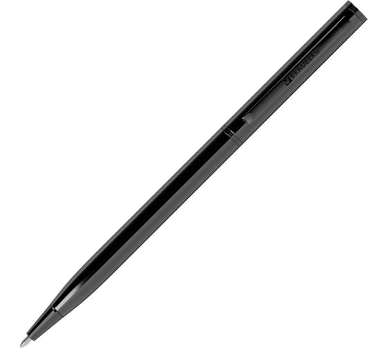 Ручка шариковая поворотная BRAUBERG LACONIC КОМПЛЕКТ 24 шт. СИНЯЯ черный стальной корпус 0,7 мм 144683