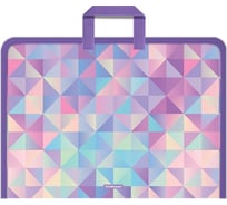 Папка ErichKrause на молнии пластиковая с ручками Магия форм, А3 52863