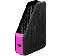 Вертикальная пластиковая подставка для бумаг ErichKrause Forte Accent 75 мм, черный с розовым 55623