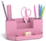 Настольный пластиковый набор ErichKrause Victoria Pastel розовый 53267 1