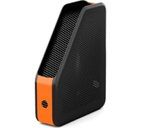 Вертикальная пластиковая подставка для бумаг ErichKrause Forte Accent 75 мм, черный с оранжевым 55621