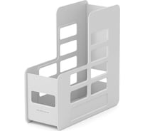 Вертикальная пластиковая подставка для бумаг ErichKrause Techno Classic 100 мм, белый 55607