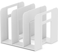 Подставка ErichKrause для бумаг пластиковая Техно, Классика, белый 55589