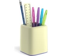 Настольный пластиковый набор ErichKrause Forte Pastel желтый с фиолетовой вставкой 53283