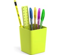 Настольный пластиковый набор ErichKrause Base Neon Solid желтый 53278