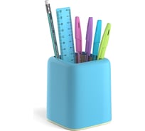 Настольный пластиковый набор ErichKrause Forte Pastel голубой с желтой вставкой 53285