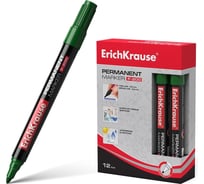 Перманентный маркер ErichKrause P-200, цвет чернил зеленый 4780