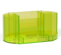 Настольная пластиковая подставка ErichKrause Victoria Neon желтый 52879