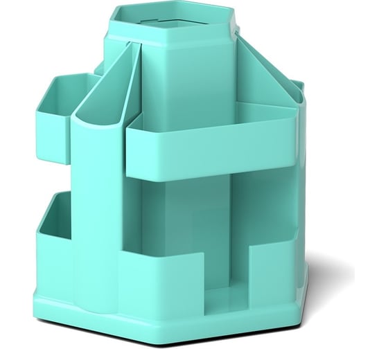 Настольная вращающаяся подставка ErichKrause Office Pastel Mint пластиковая, мятный 53681