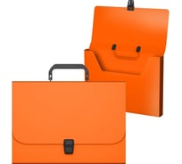 Пластиковый портфель ErichKrause Matt Neon A4, оранжевый 50452