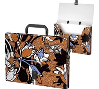 Портфель ErichKrause пластиковый Тюльпаны, A4 54102