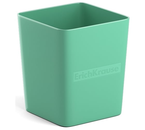 Настольная пластиковая подставка ErichKrause Base Powder оливковый 55821