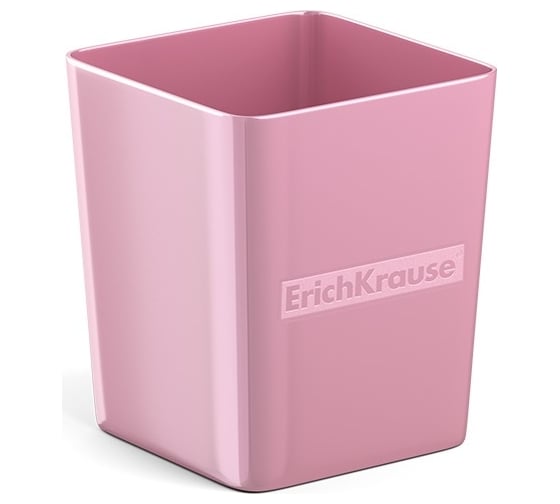 Настольная пластиковая подставка ErichKrause Base Candy розовый 55826