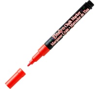 Меловой маркер MARVY UCHIDA для чер. и зел. досок, стекла 1 мм, красный MAR482S/2