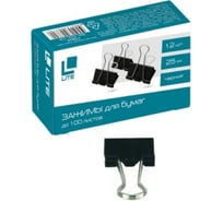 Зажим LITE черный металл 25 мм Z25L-12K