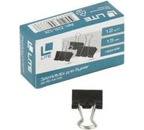 Зажим LITE черный металл 15 мм Z15L-12K