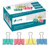 Зажим LITE ассорти металл 51 мм Z51L-12C