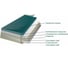 Магнитно-меловая доска BoardSYS одноэлементная 100x180 металический профиль 20М*180 2