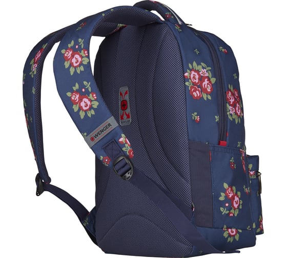 Рюкзак Wenger Colleague 16, синий с рисунком, полиэстер, 36x45x25 см, 22 л 606469