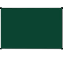 Магнитно-меловая доска BoardSYS одноэлементная белый профиль черный уголок 50x60 10МБЧ*50х60