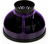 Подставка для канцелярских мелочей Attache Bright Colours вращающаяся фиолетовая 5 отделений 1421624