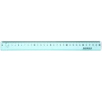 Линейка Attache Bright Colours 30 см пластиковая прозрачная голубая 1421627