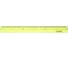 Линейка Attache Bright Colours 30 см пластиковая прозрачная желтая 1421629 1