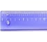 Линейка Attache Bright Colours 30 см пластиковая прозрачная фиолетовая 1421630 2