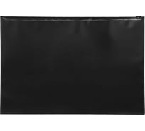 Папка-конверт Attache на молнии А4 черная 5 шт в упаковке 1429423