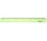 Линейка Attache Bright Colours 30 см пластиковая прозрачная зеленая 1421628 1
