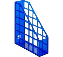 Вертикальный накопитель Attache 75 мм Line пластиковый синий 1337974