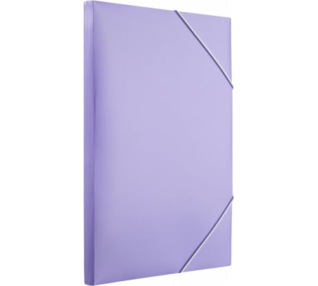 Папка Attache Акварель на резинках А4 20 мм пластик до 150 листов сиреневая толщина обложки 0.35 мм 1429409