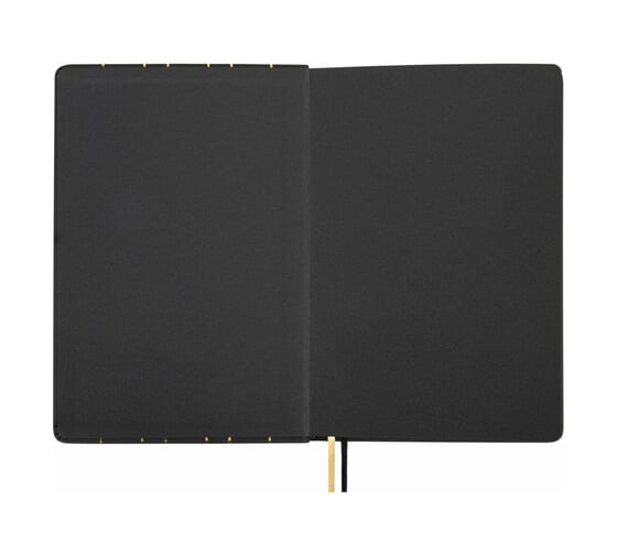 Блокнот BRAUBERG TOUCH А5 135x205 мм под кожу, 80 листов, линия, черный 113409