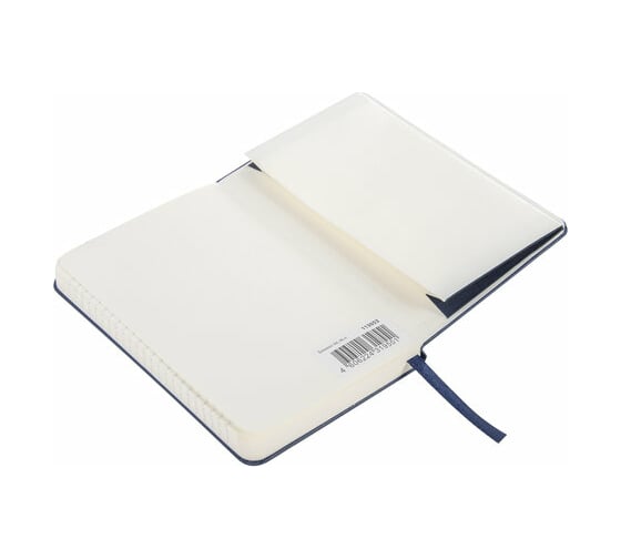 Блокнот BRAUBERG ULTRA малый формат 96x140 мм А6, балакрон, 80 г/м2, 96 листов, клетка,темно-синий 113053