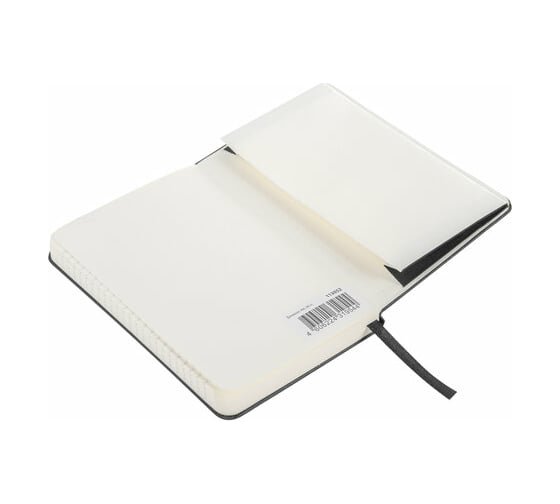 Блокнот BRAUBERG ULTRA малый формат 96x140 мм А6, балакрон, 80 г/м2, 96 листов, клетка, черный 113052