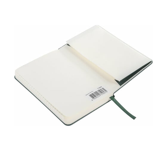 Блокнот BRAUBERG ULTRA малый формат 96x140 мм А6, балакрон, 80 г/м2,96л,клетка,темно-зеленый 113055