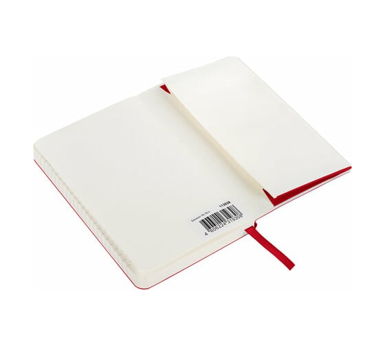 Блокнот BRAUBERG ULTRA малый формат 96x140 мм А6, под кожу, 80 г/м2, 96 листов, линия, красный 113028